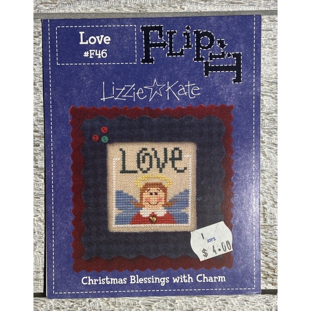 Cross Stitch Chart - Lizzie Kate - Flip It - Love